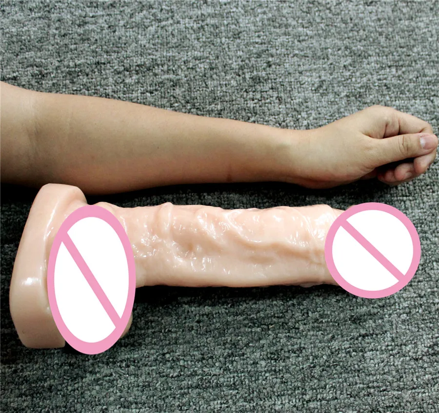 11 inch 28 cm 6 cm thick huge big cock dildo dong realistic woman sex toy