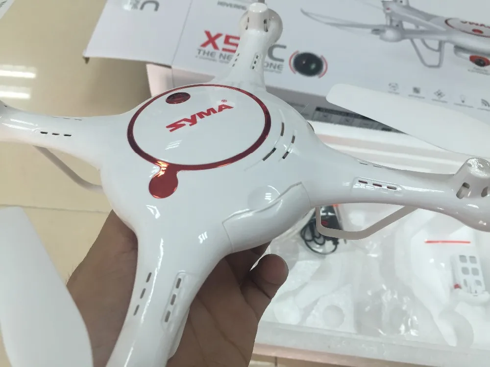 Новейшая модель; SYMA X5UW& X5UC Дрон 720P WI-FI с видом от первого лица 2MP HD Камера вертолет высота удерживайте один ключ Land 2,4G 4CH 6 оси Квадрокоптер с дистанционным управлением