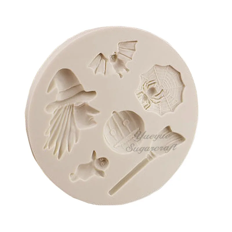 

Yueyue Sugarcraft Halloween Silicone mold fondant mold cake decorating tools chocolate mold