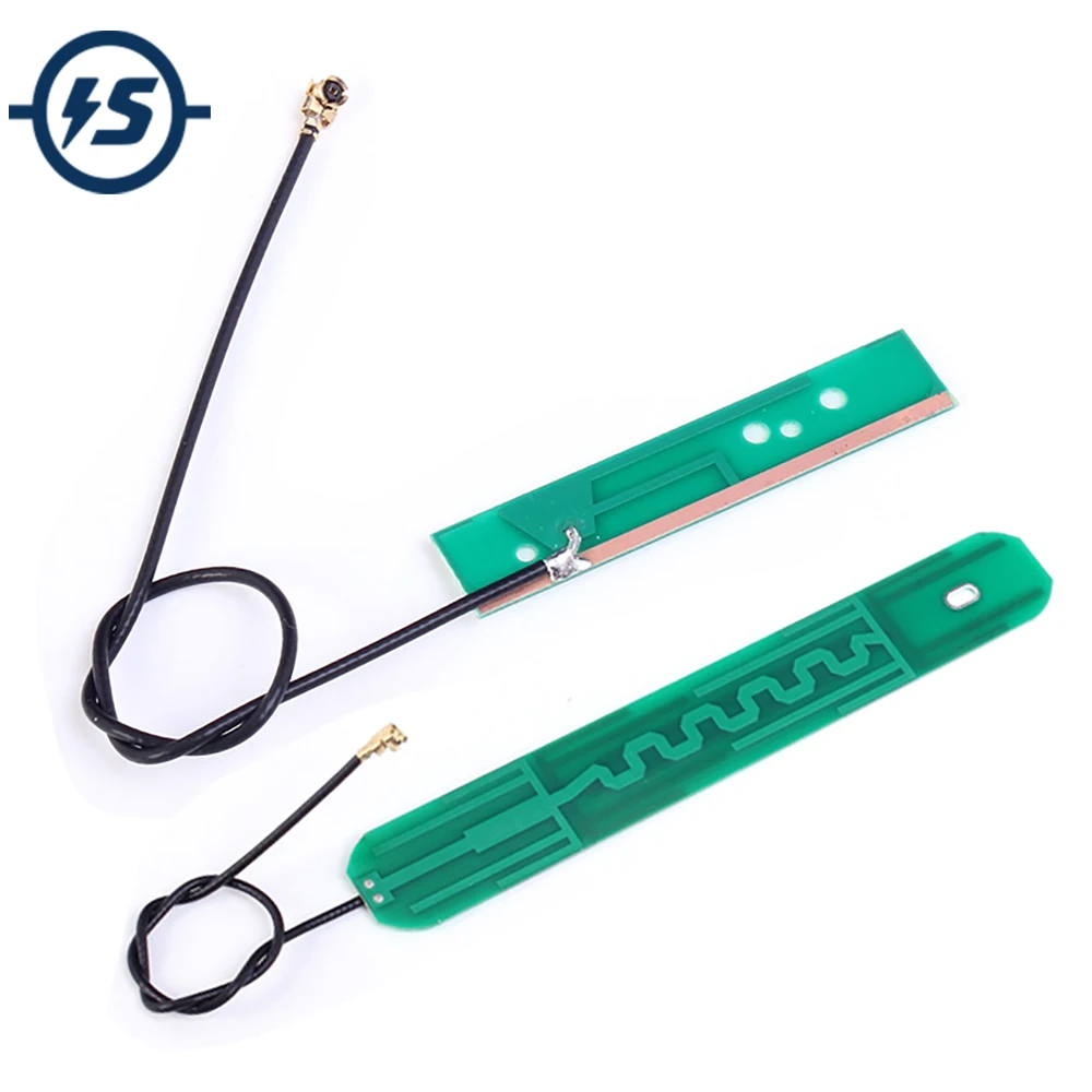 

5pcs/lot 2.4G/5G/5.8GHZ Double Frequency Built-In PCB Antenna IPEX Interface Wifi Module 3dBi 2400-2500MHz 4900-5900MHz