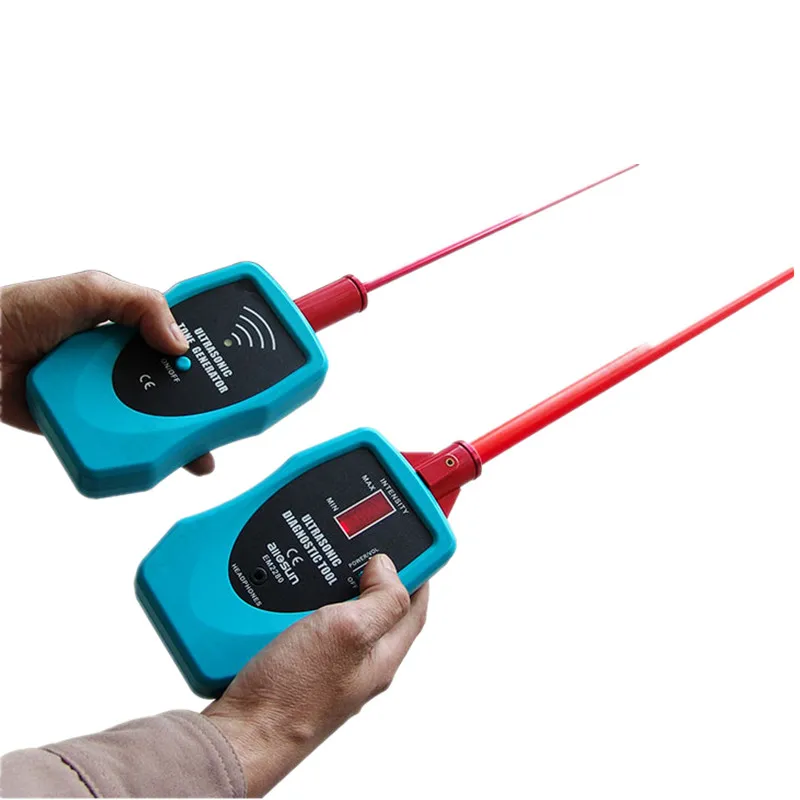

All SUN Professional Car Leak Detector Air Gas Liquid Leak Location Determine Monitor With Ultrasonic Sensor Diagnostic Tool