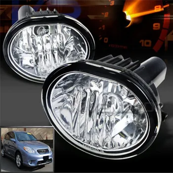 

kongyide Car Light 2PCS Clear Lens Fog Lights Pair For 2003-2008 Toyota Matrix Pontiac Vibe 9006 12V 55W Bulbs m27