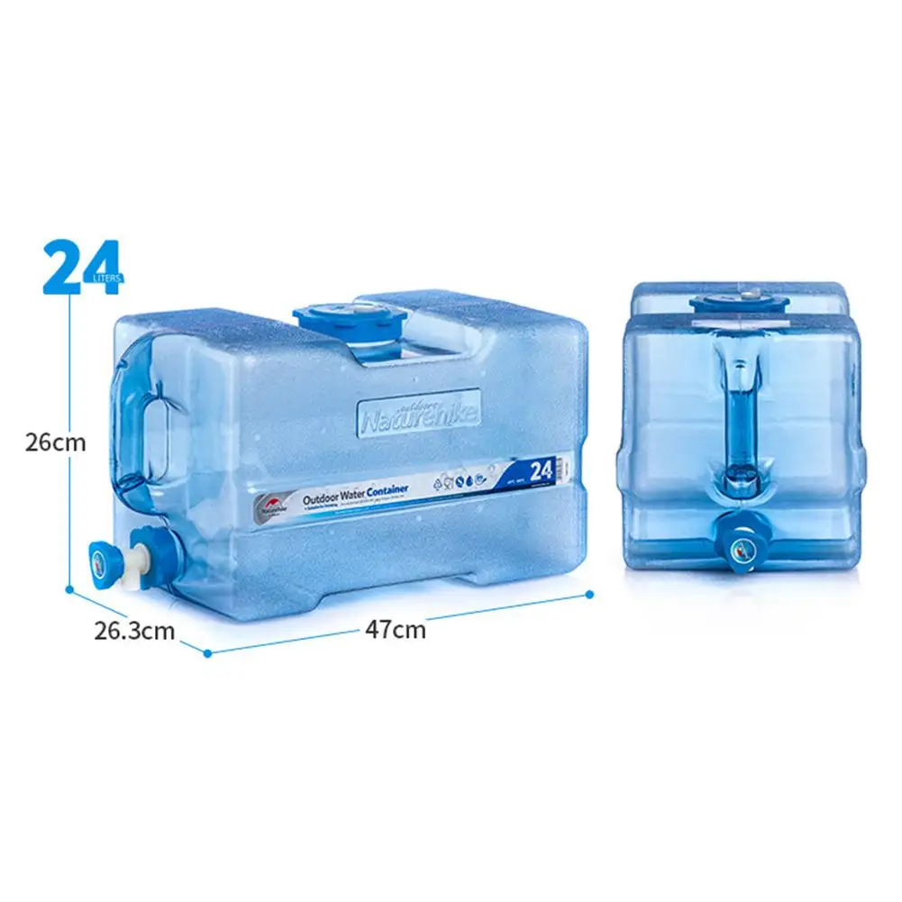 Tanque de Água de Grande Capacidade ao ar Recipiente de Água Chaleira de Condução com Torneira Transporte da Gota Balde Livre Portátil Camping Piquenique 24l 9 Capacidade Ao Ar Livre Recipiente De Água