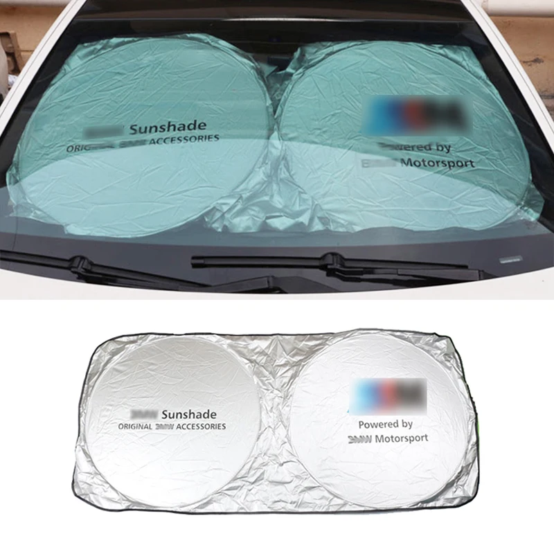 

Windshield Sun Shade for Front Rear Window Cover Solar UV Protection Foils Reflective Sunshade Auto Accessories