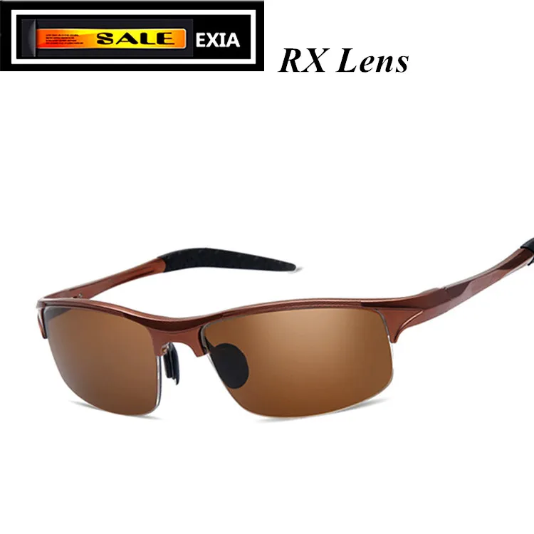 RX Sunglasses Ophthalmic Lenses Brown Polarized UV400 CR 39 1.499 Index