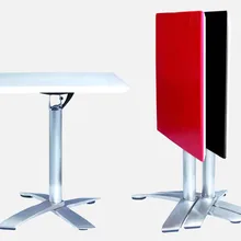 Модный Современный Открытый сложенный ABS Топ Матовый Алюминиевый коктейльный стол бар стол LQ-C70