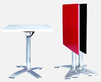 

fashion modern outdoor folded ABS top brushed aluminum cocktail table bar table LQ- C70