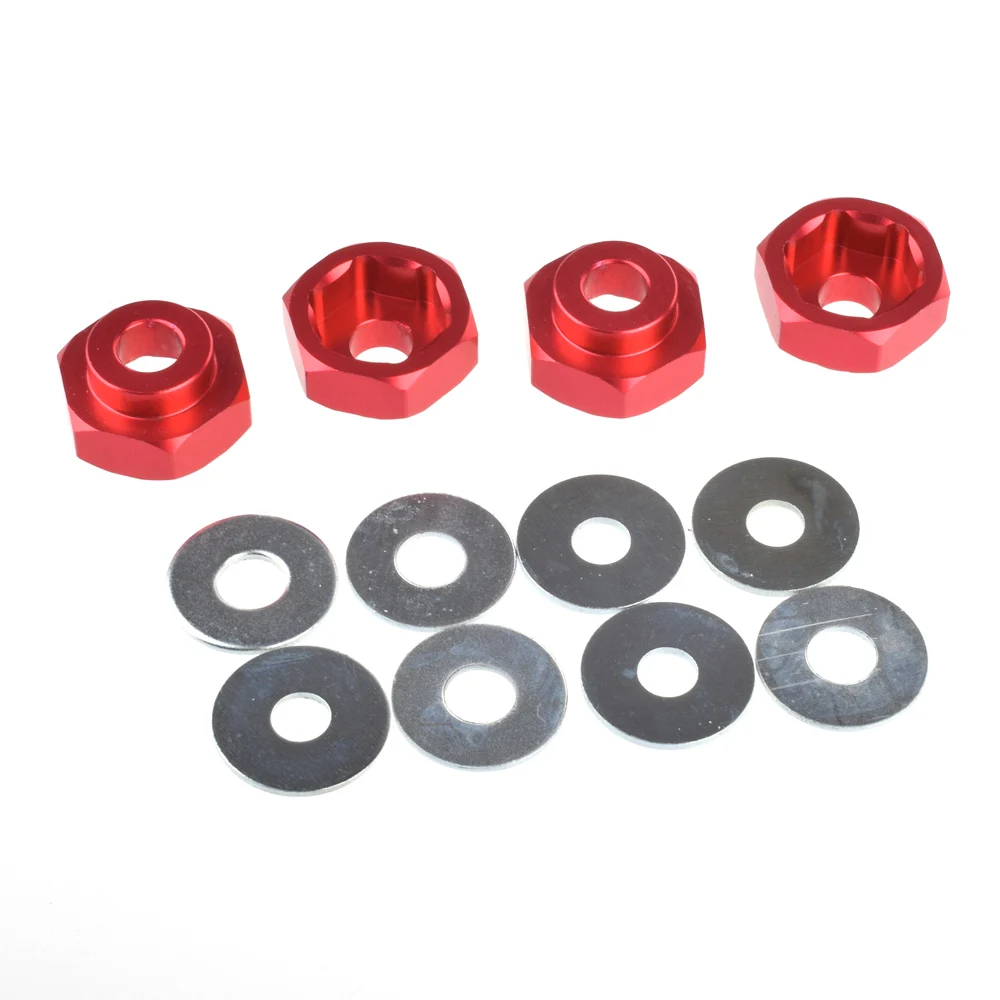 

RCAIDONG Aluminium 12mm Turn 17mm Wheel Hex Adapter Drive Hub for 1:10 RC Car