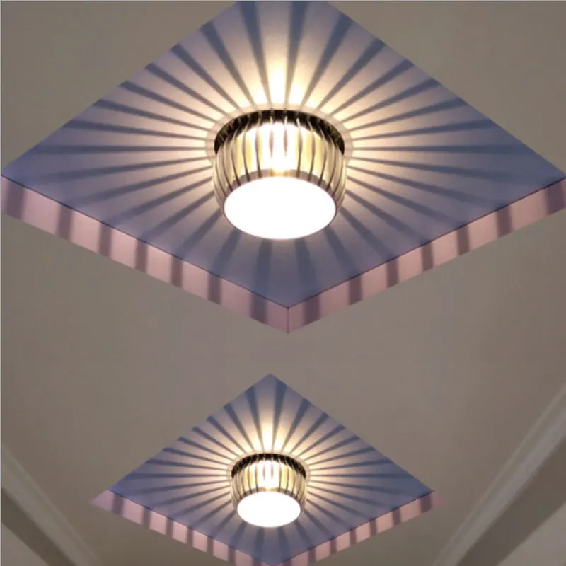 

LED Downlight RGB 3W LED Ceiling Downlight LED Spot it Aisle light Colorful Corridor Lamp Entrance Hall light Surface Mounted
