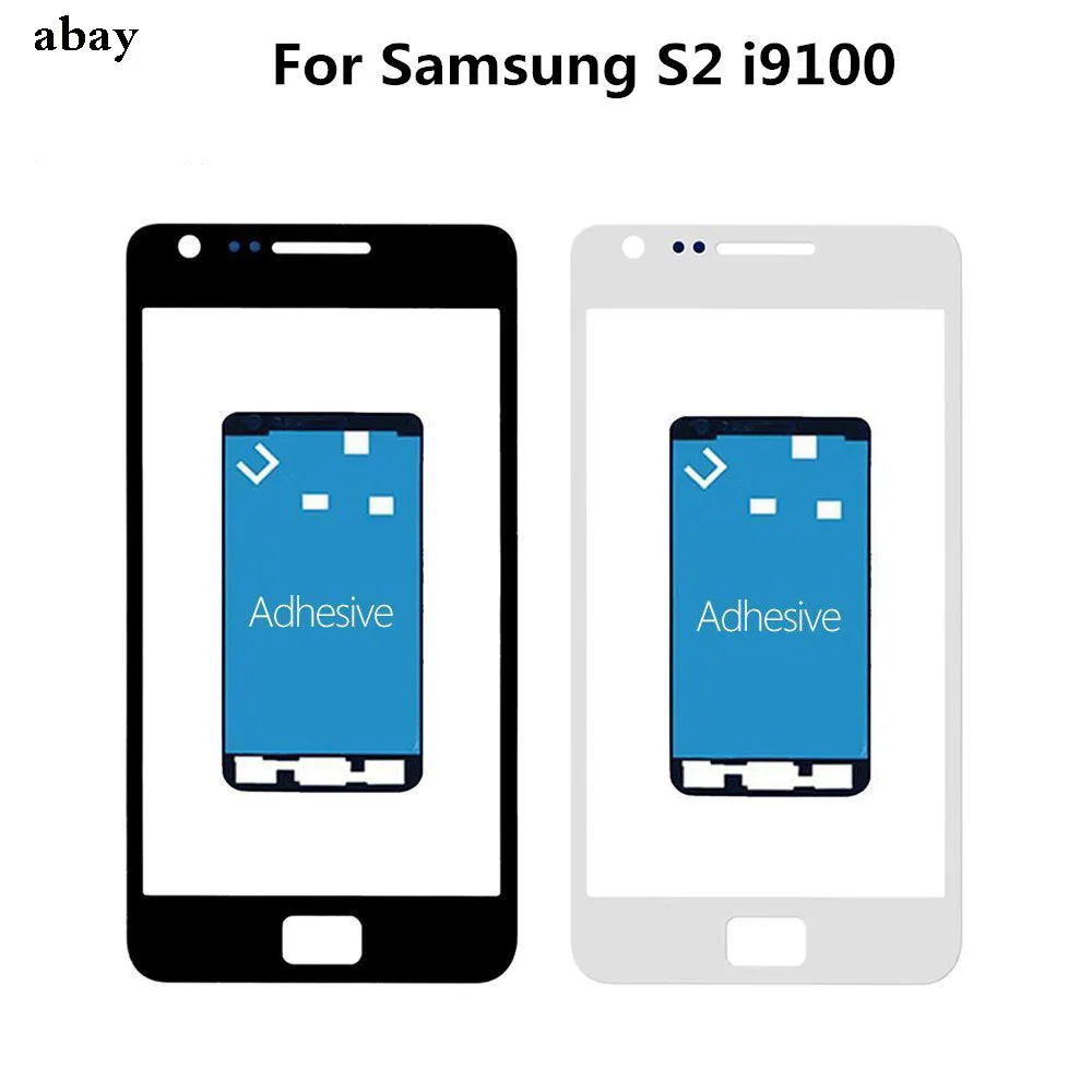 Replacement Front Glass Lens screen for Samsung Galaxy S2 i9100 Black Repair US