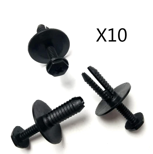 HOT SALE Door Trim Panel Clips For BMW E46 E60 E90 etc Hex Head Metal Screw  Set Of 10 GENUINE 07147129160