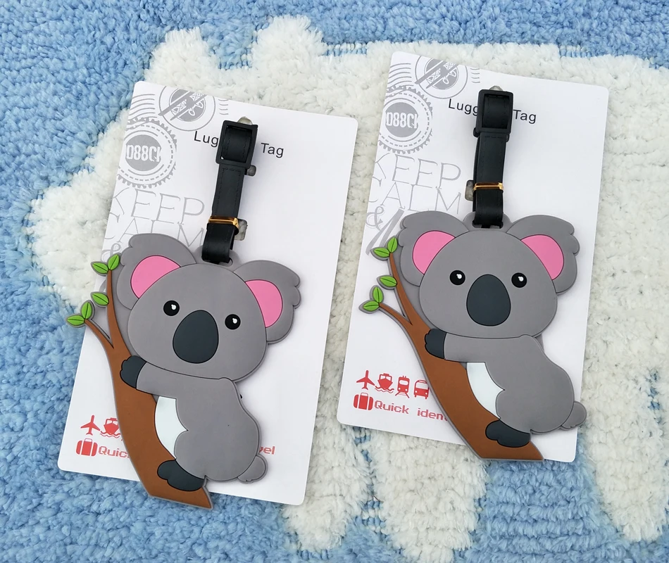 Wolf Handbag Tag For Travel Tags Accessories 2 Pack Luggage Tags