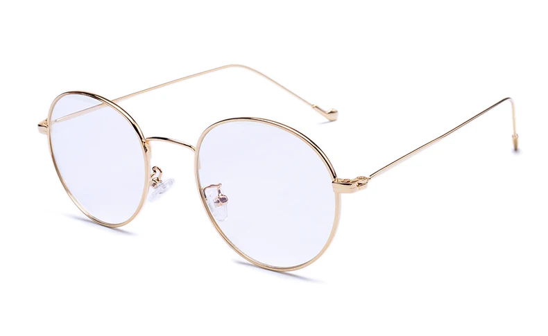 Blanche Michelle, высокое качество, унисекс, очки, для женщин и мужчин, очки, оправа, прозрачная, oculos UV400, оптика, gafas, с коробкой - Цвет оправы: Золотой
