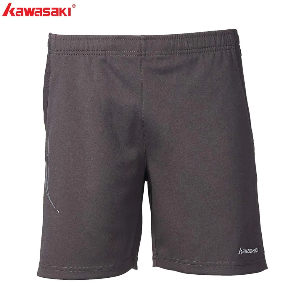 

KAWASAKI Black Running Shorts for Men 100% Polyester Quick Dry Anti-sweat Fitness Workout Gym Sports Shorts SP-S3651