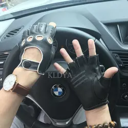 Новое поступление мужские перчатки из натуральной кожи высокого качества Модные мужские перчатки для вождения без подкладки из козьей