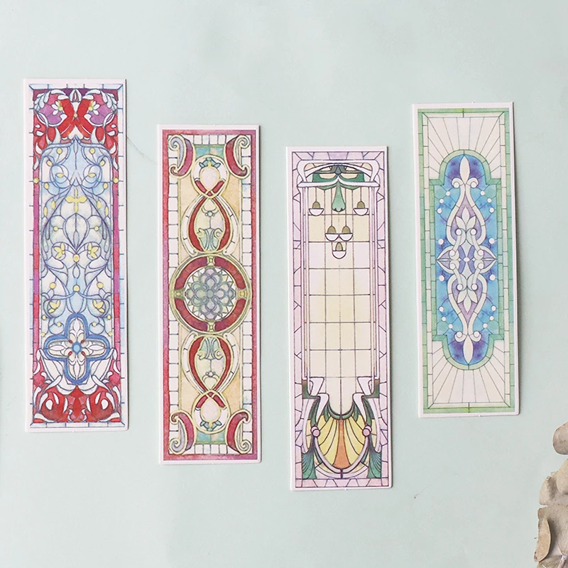 

6 set/Lot Color window book mark Vintage Architecture 30 pcs page holder bookmark Greeting memo School supplies FC389