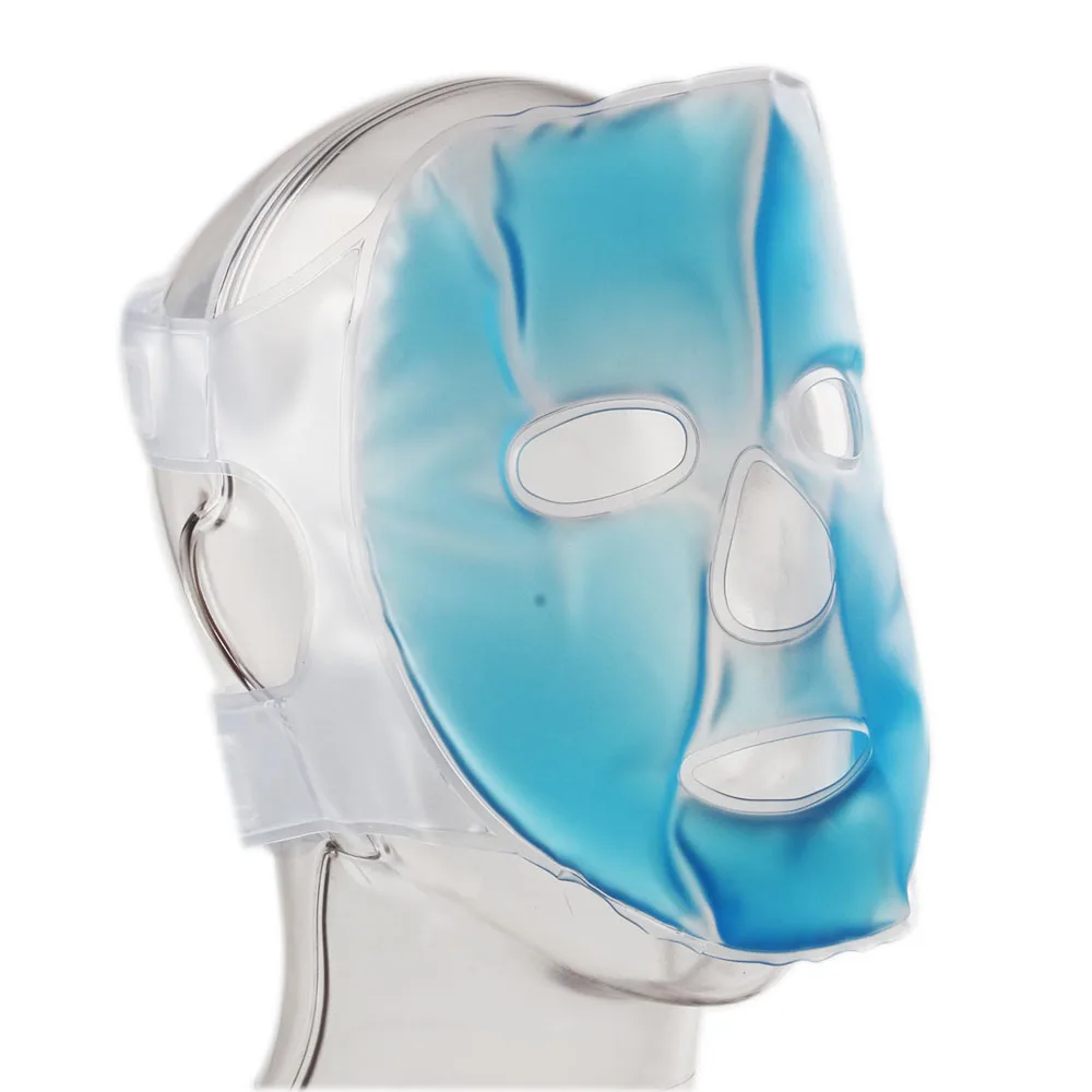 1 шт. холодная гелевая маска ледяной компресс синяя охлаждающая маска Уменьшение усталости релаксационный коврик с холодным пакетом Faicial Care