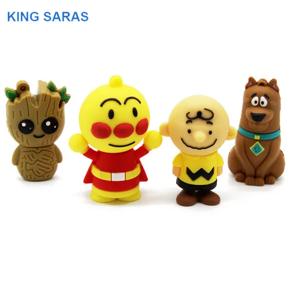 

KING SARAS 64GB new style 4 model cute Tree demon dog clown usb flash drive usb 2.0 4GB 8GB 16GB 32GB pendrive gift