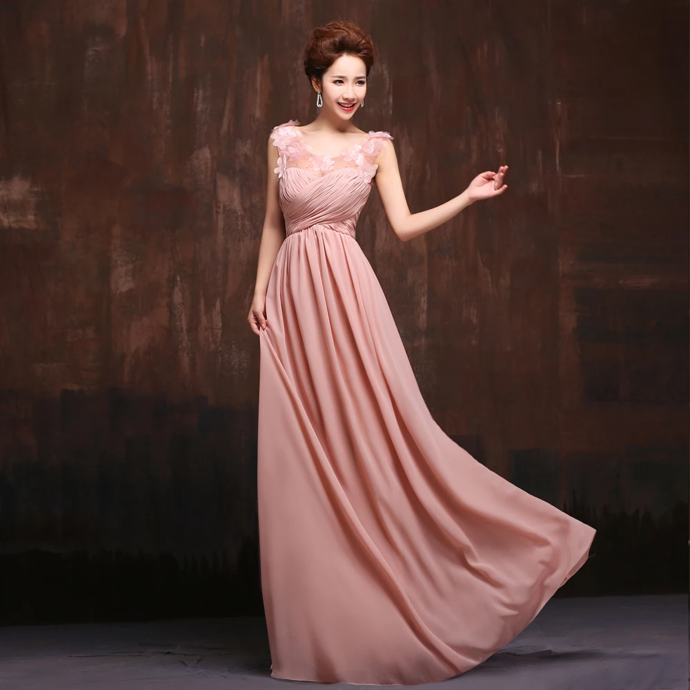 old rose ball gown