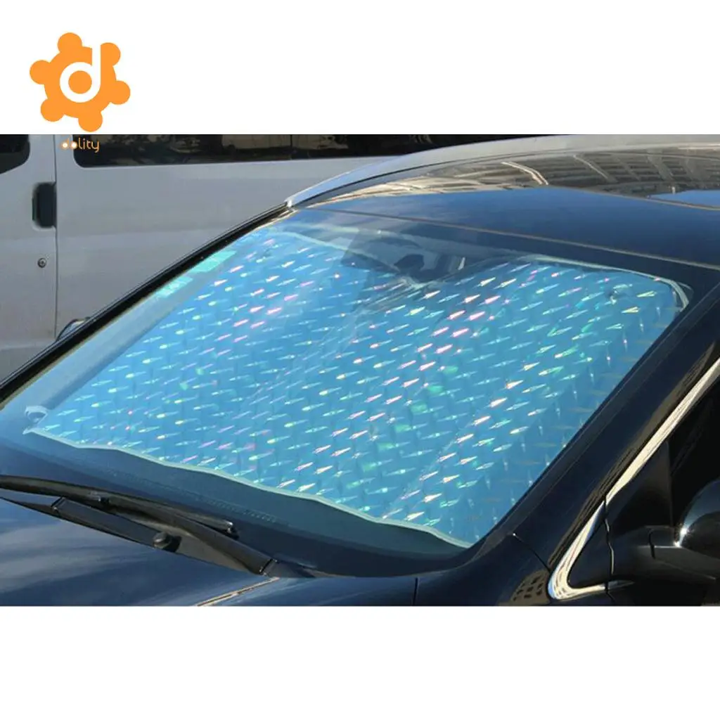dolity Car SUV Front Windshield UV Visor Shade Sun Shade Foldable Jumbo