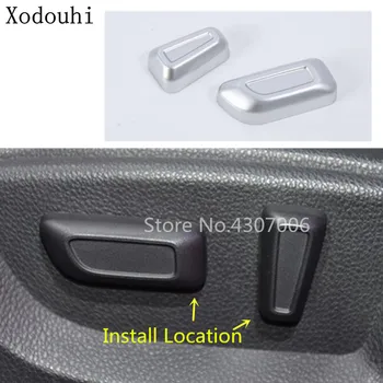 

Car styling cover ABS Matte seat adjustment knob button switch trim stick 2pcs For Mitsubishi Eclipse Cross 2017 2018 2019 2020