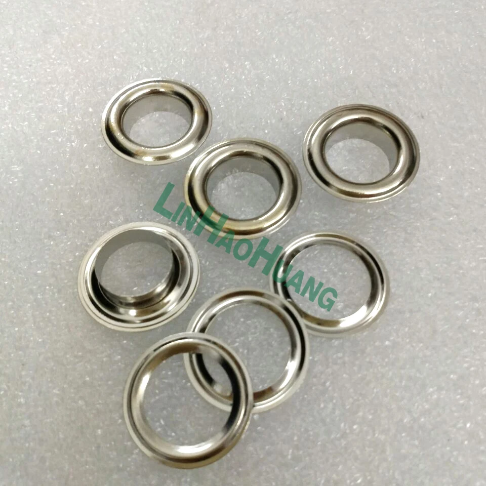 50pcs/lot free shipping metal brass eyelets with washer round metal