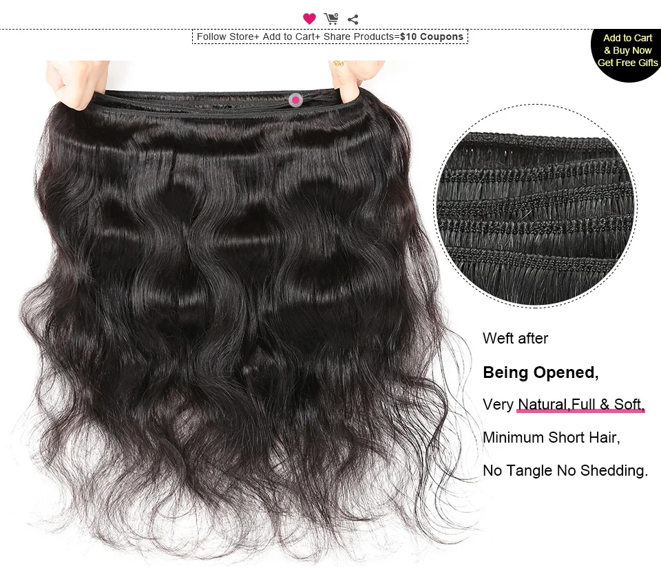 ishow body wave human hair  (4)