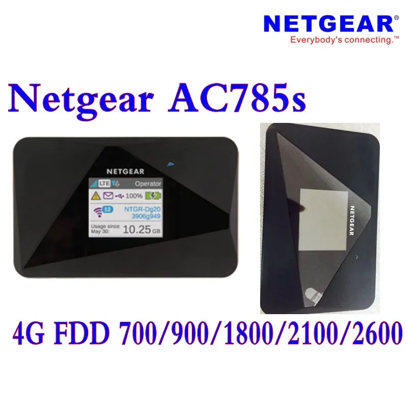 Разблокированный Netgear AirCard 785S(AC785S) LTE мобильный точка доступа двухдиапазонный Wi-Fi 2,4 ГГц/5 ГГц 4G FDD 700/850/1900/2600/AWS(1700/2100) МГц