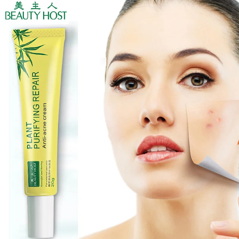 Acne Cleaning Cream Anti Acne Treatment Whitening Moisturizer Plant