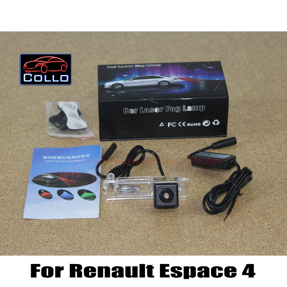 

Car Laser Fog Lights For Renault Espace 4 2003~2014 / Vehicle Rear Tail Collision Warning Lamp / Traffic Crash-Proof Light / LED