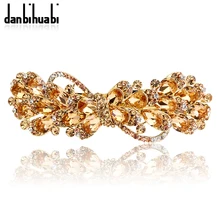 Danbihuabi изящные заколки для волос капли воды со стразами женские аксессуары для украшения волос для свадебной вечеринки FA169