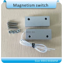 Алюминий сплав MC-58 проводной двери окна Сенсор магнитный выключатель сигнализации Главная Системы детектор