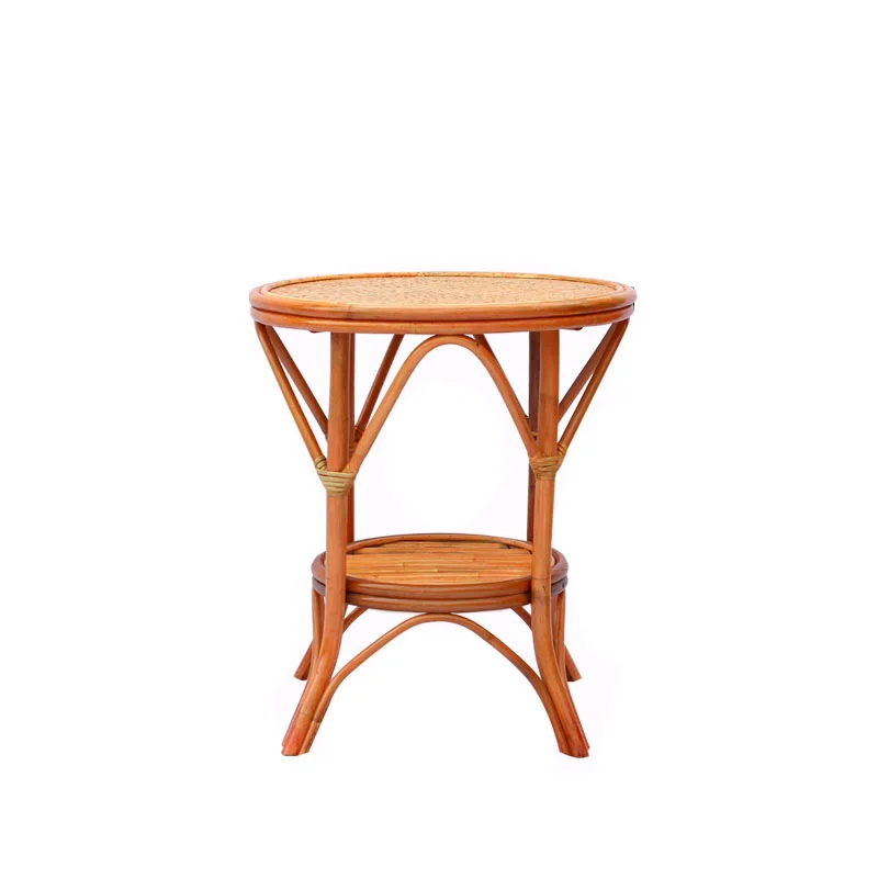 Pure hand-woven 100% Indonesian rattan tea table rattan coffee table living room furniture traditional rattan craft Pure hand-woven 100% Indonesian rattan tea table rattan coffee table living room furniture traditional rattan craft