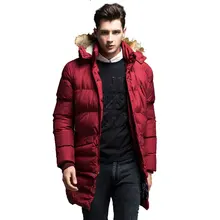 Новая брендовая одежда, куртки, толстые, сохраняющие тепло, мужская куртка, высокое качество, меховой воротник, куртка с капюшоном, зимнее пальто для мужчин