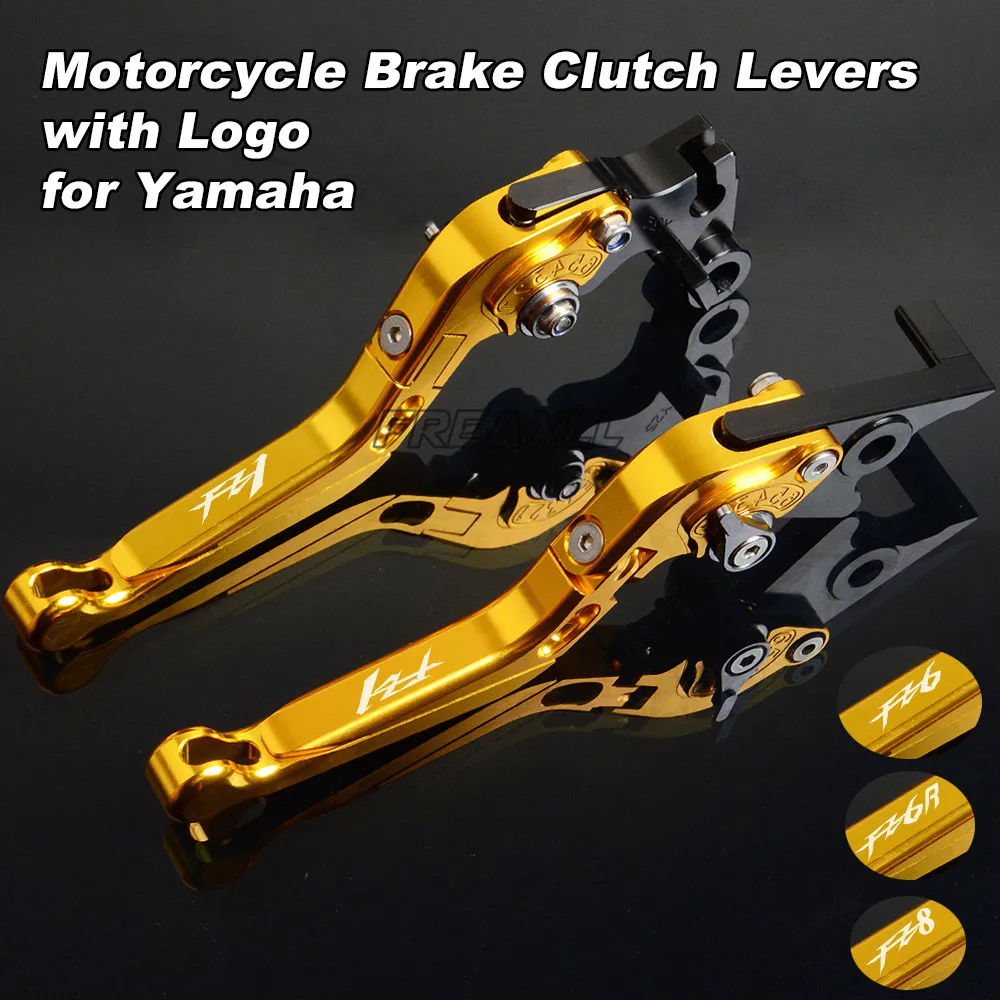 CNC Motorbike Levers Motorcycle Brake Clutch Foldable Extendable Adjustable For Yamaha FZ1 FAZER FZ6 FZ6R FZ8 | Автомобили и