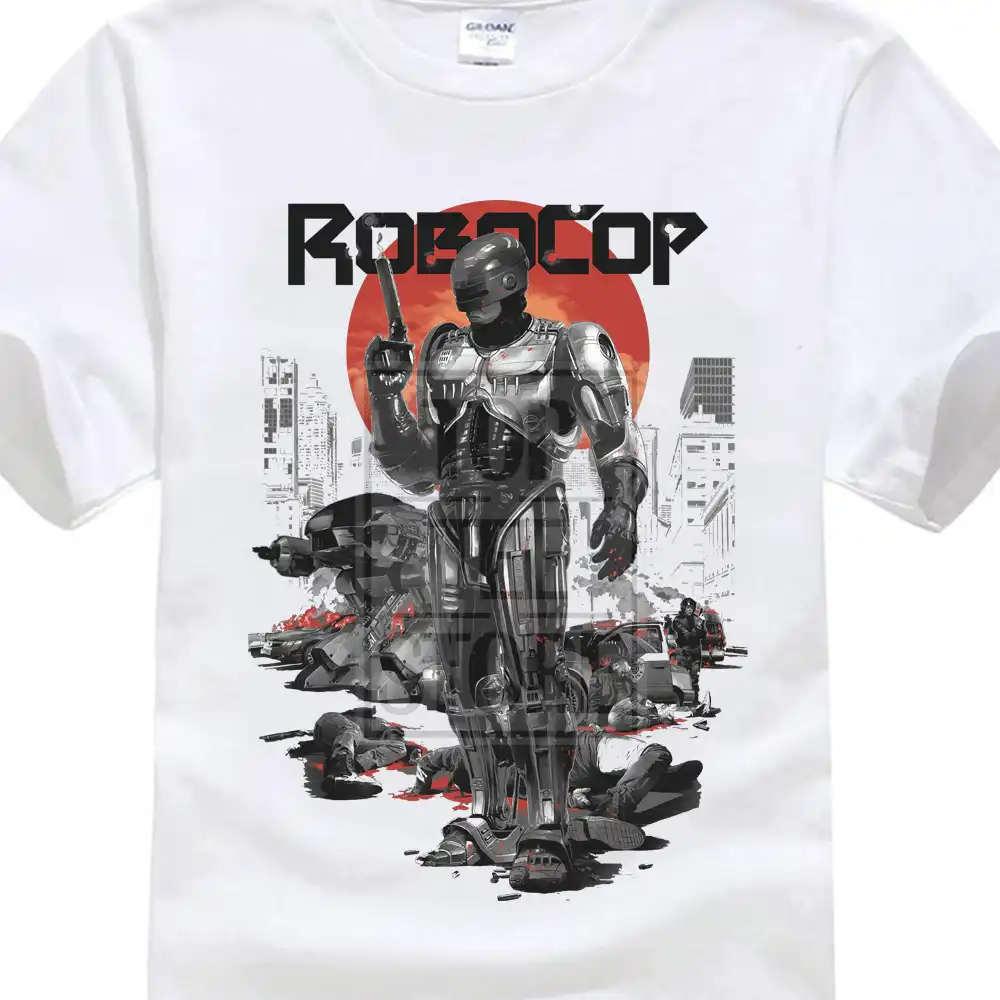 Robocop T Shirt Retro Vintage Cult Classic Movie Film Fandom