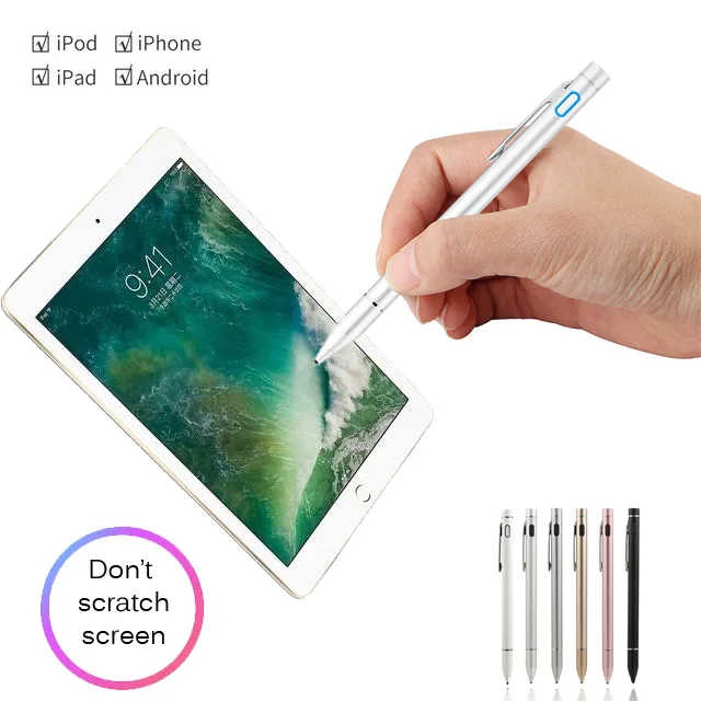 Стилус активный для Apple iPad Pro 12 9/10 5/9 7 Air mini 5/4|Стилусы планшетов| |