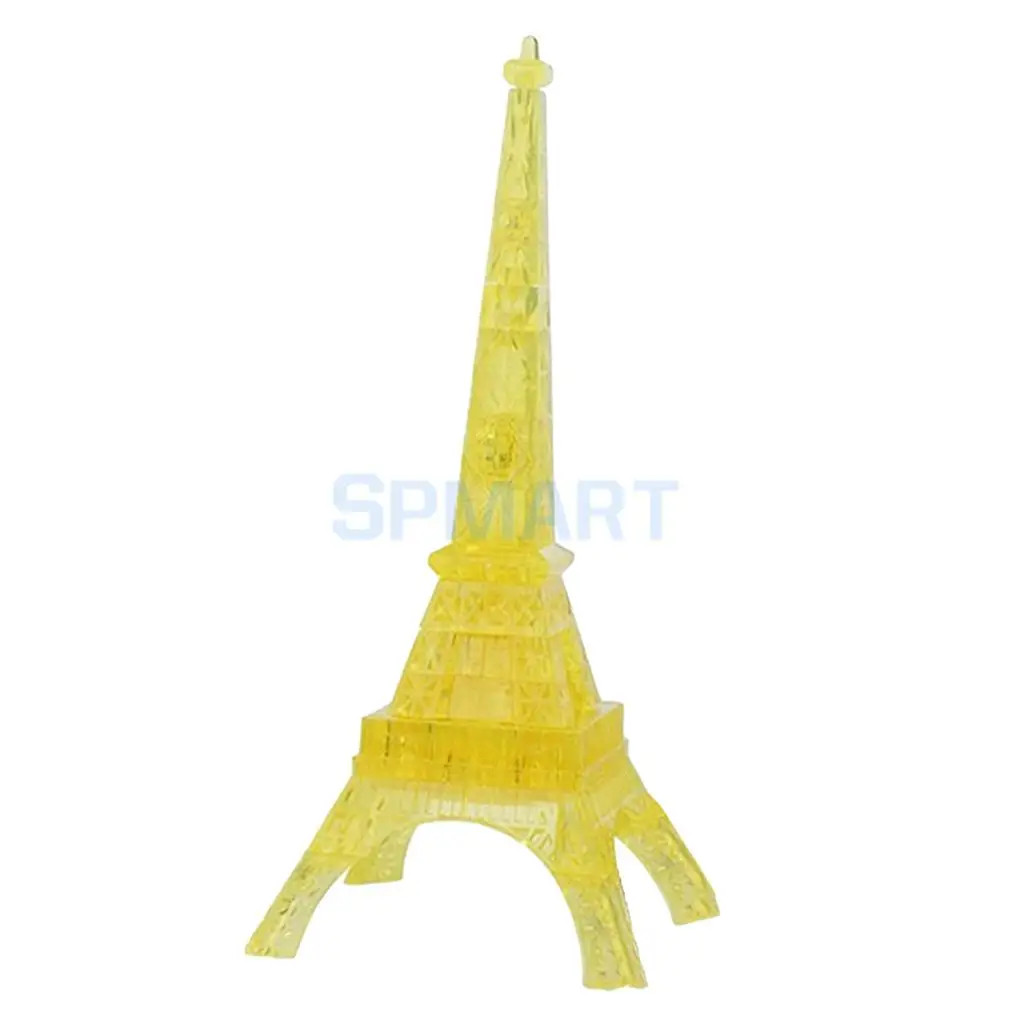 DIY 3D Crystal Puzzles Jigsaw Puzzles Tower/ Dolphin/ High Heel Shoes Model