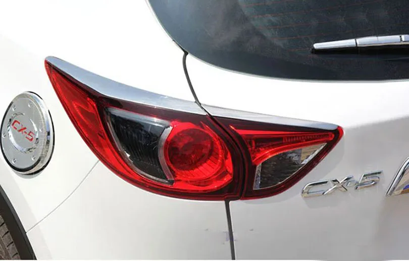 4 шт., хромированный Tai светильник из нержавеющей стали, задний светильник Rer, Накладка для Mazda CX-5 CX5 2013