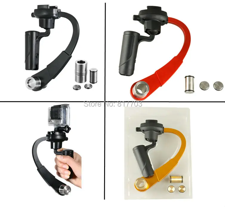 Prix pour 3 Couleurs GoPro Poche Stabilisateur Steady cam arc forme pour Caméra Gopro hero hd 4 3 + 3 2 1 sj4000 xiaomi yi caméra livraison LE BATEAU Prix pour 3 Couleurs GoPro Poche Stabilisateur Steady cam arc forme pour Caméra Gopro hero hd 4 3 + 3 2 1 sj4000 xiaomi yi caméra livraison LE BATEAU