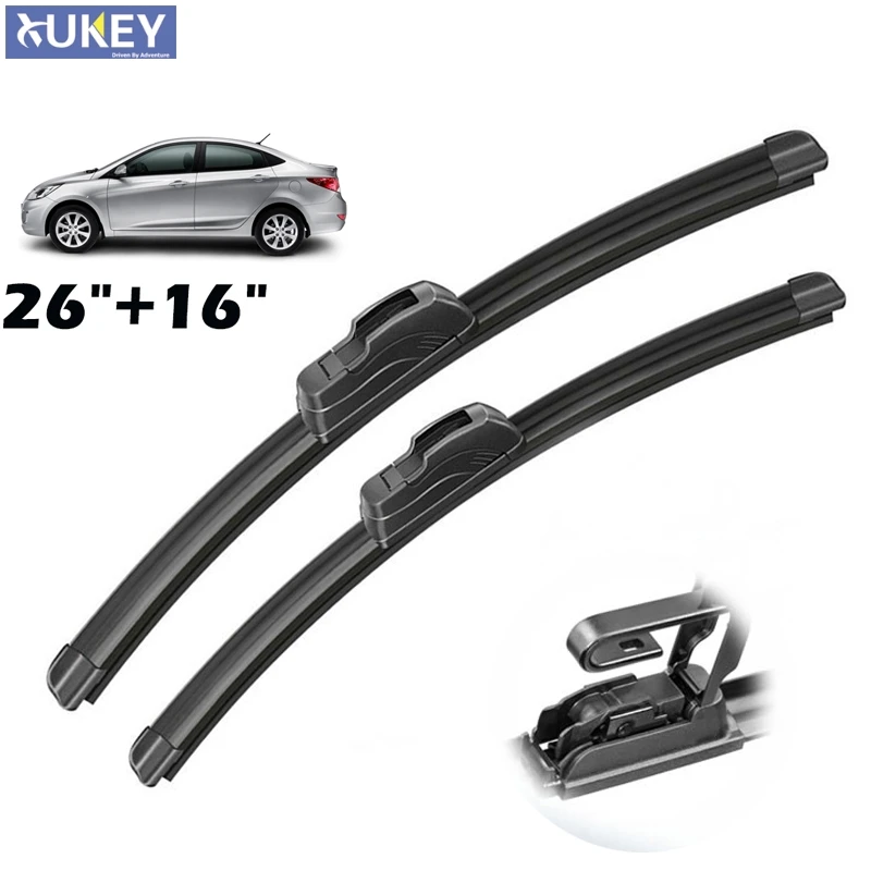 

Misima Windshield Windscreen Wiper Blades For Hyundai Solaris 2010-2017 Front Window Wiper Blade 2016 2015 2014 2013 2012 2011