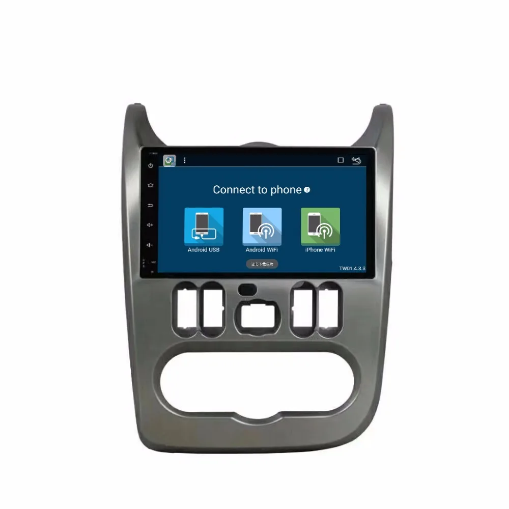 Top 9" Android 7.1 RAM 2G ROM 32G Car DVD for Renault Duster Logan Sandero car radio multimedia gps navigation system head unit 3