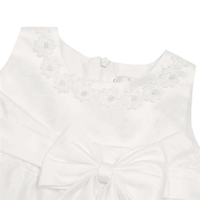 Платье для дня рождения белого цвета и слоновой кости Vestido Infantil Платья с