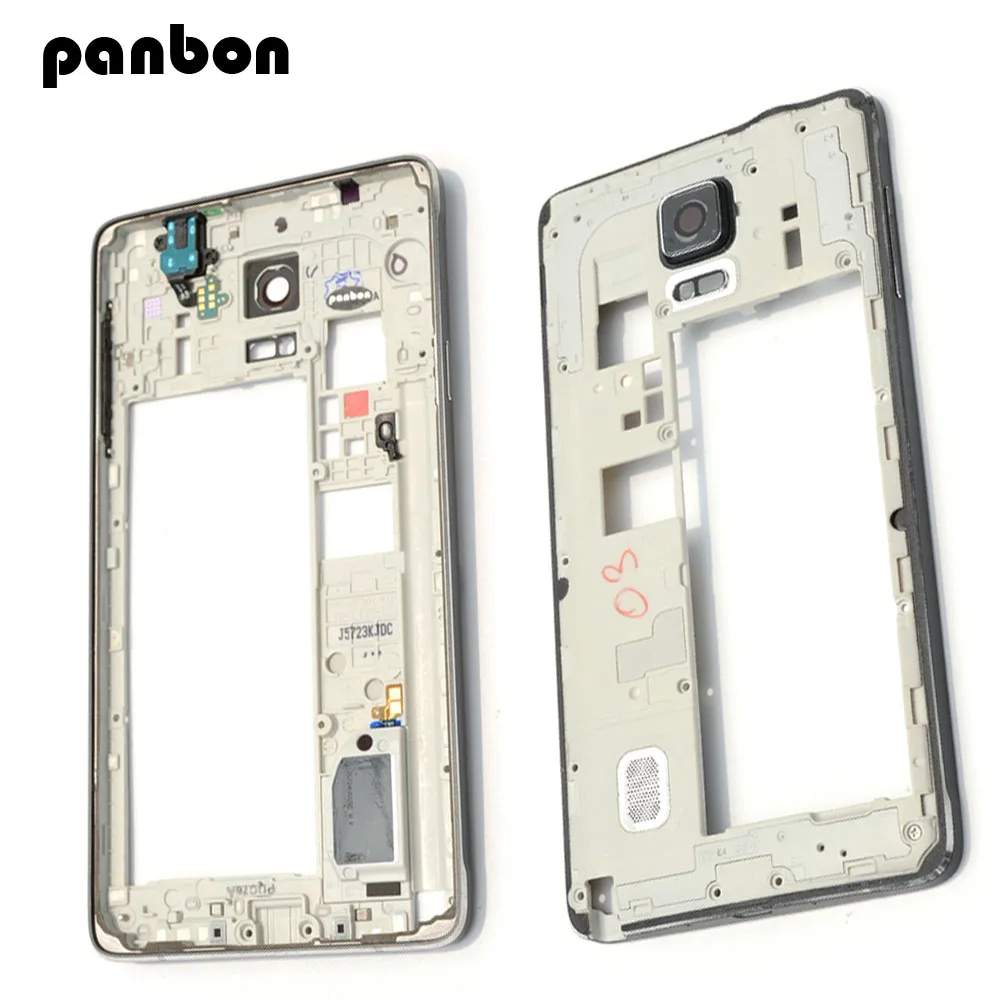 Запасные части Panbon средняя рамка для samsung Galaxy Note 4 Note4 N910F/C/A/P средний корпус экран пластина Ремонт Часть+ Инструменты