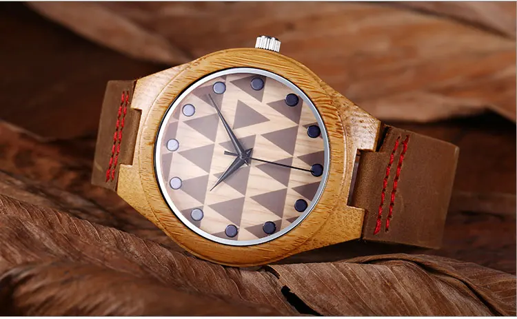 Best Bamboo 100% натуральный деревянный чехол пояса из натуральной кожи ремень часы для мужчин Мода ретро аналоговые кварцевые для мужчин