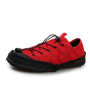 

Hiking Shoes Men Latest Outdoor Waterproof Folded Easy To Carry Sports Shoes Upstream Breathable Mesh Hiking Shoes Women