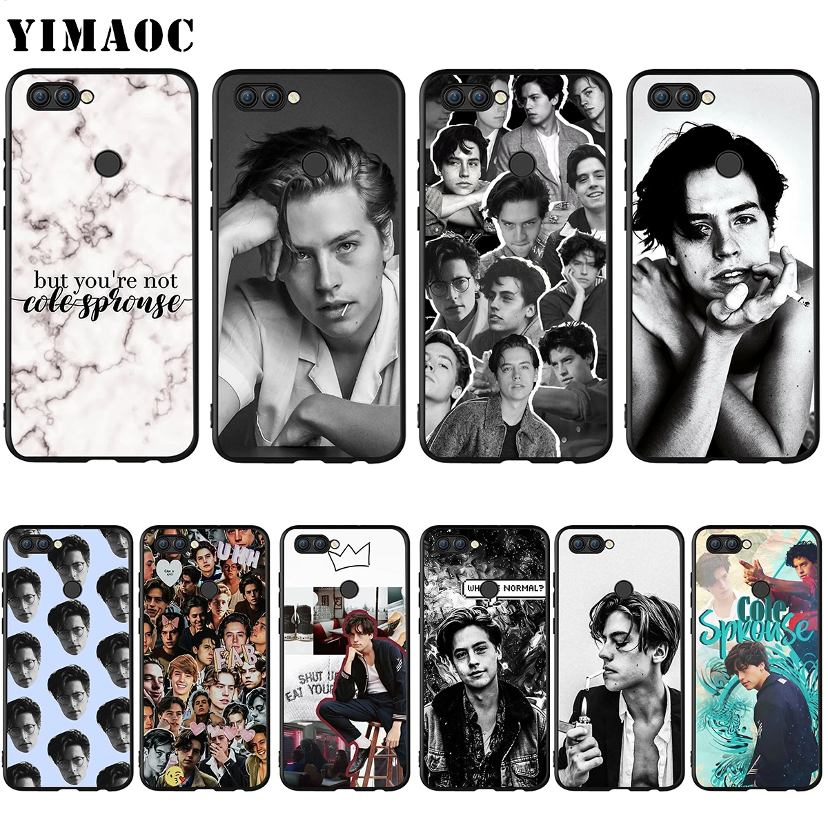 

YIMAOC Cole Sprouse Silicone Case for Huawei Honor 6a 7a 7c 7x 8 9 10 Lite Pro Y6 Prime 2018 2017