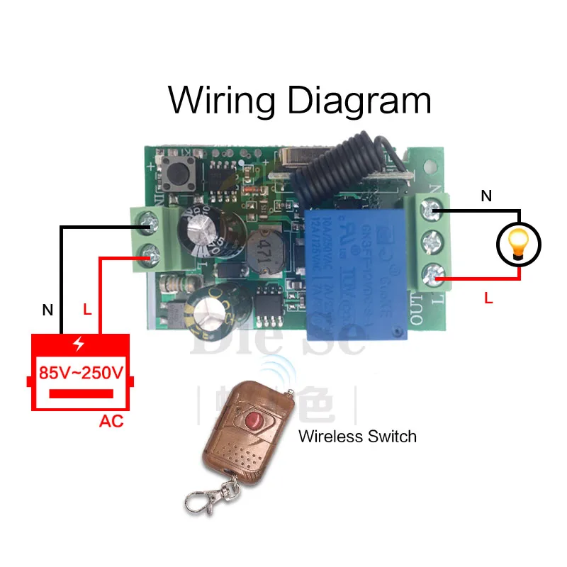 86 Wall Panel 433Mhz Wireless Remote Transmitter AC 220V 1 Channel RF Switch For Home Living Room Bedroom Lighting/Bulb Switch 86 Wall Panel 433Mhz Wireless Remote Transmitter AC 220V 1 Channel RF Switch For Home Living Room Bedroom Lighting/Bulb Switch