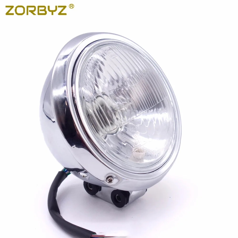 ZORBYZ хром пластиковая фара налобный фонарь для Honda Rebel CMX CA 250 Magna 750 КОНЬ 400 600