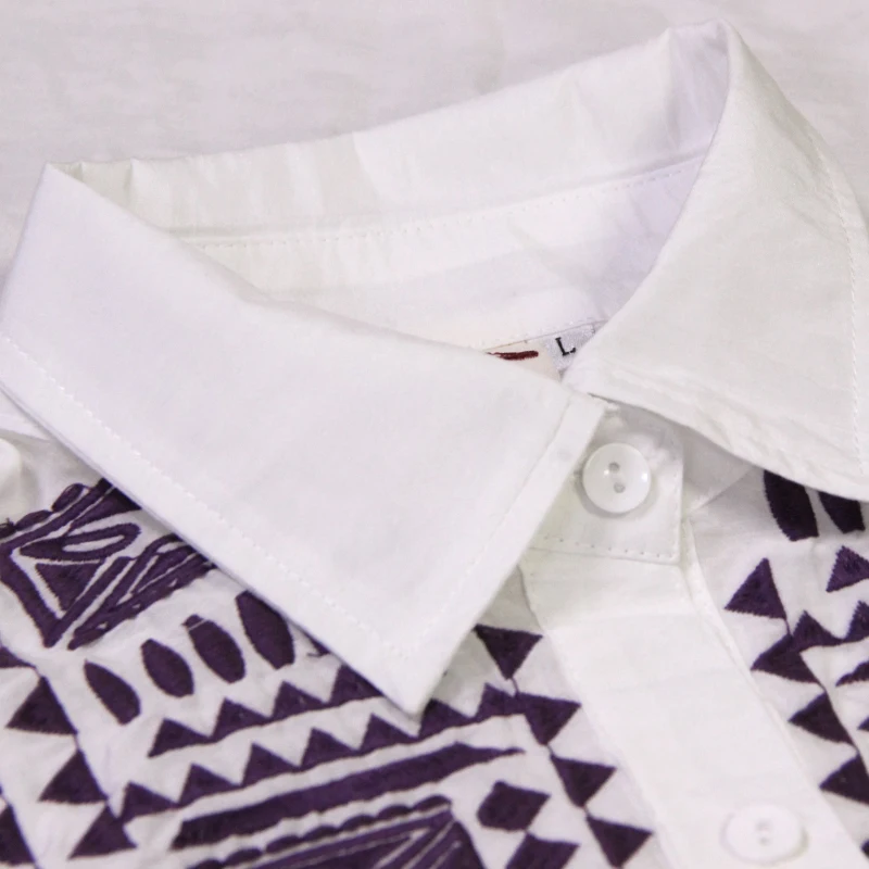 Женские блузки с длинным рукавом и отложным воротником Boho B9127|shirt feminina|women